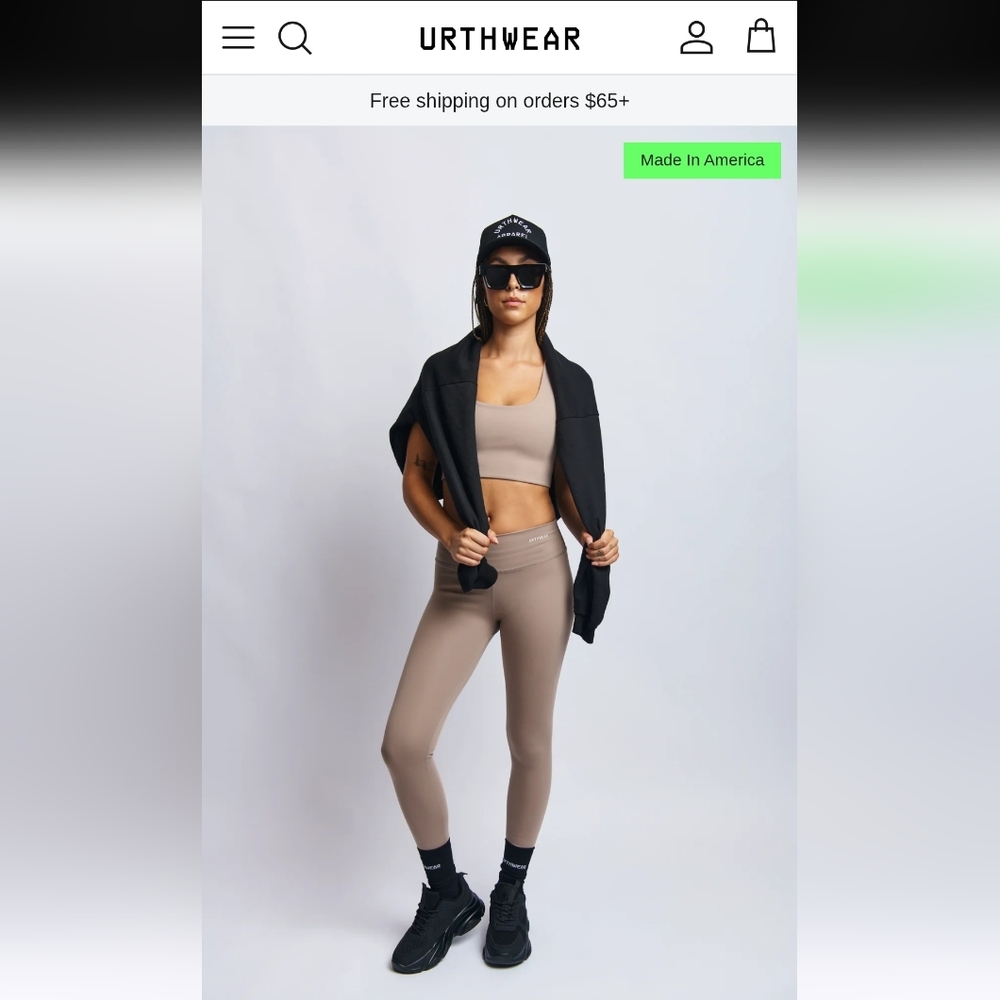 NWOT Ecomoss Small Comprission Legging Desert Clay